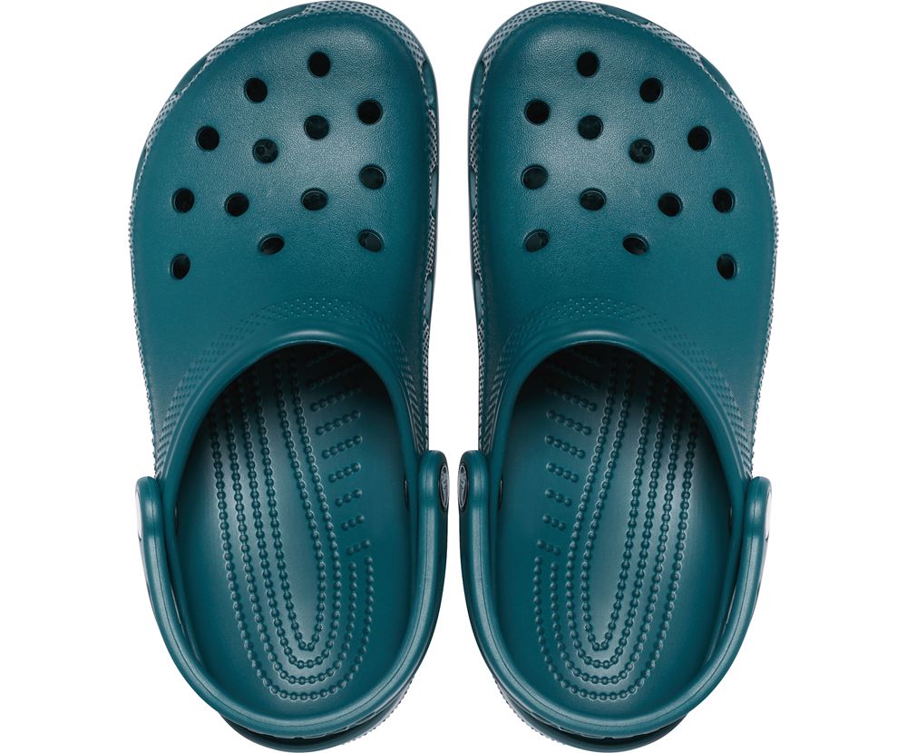 Crocs Classic Træsko Dame Turkis | 470-HLUKOB