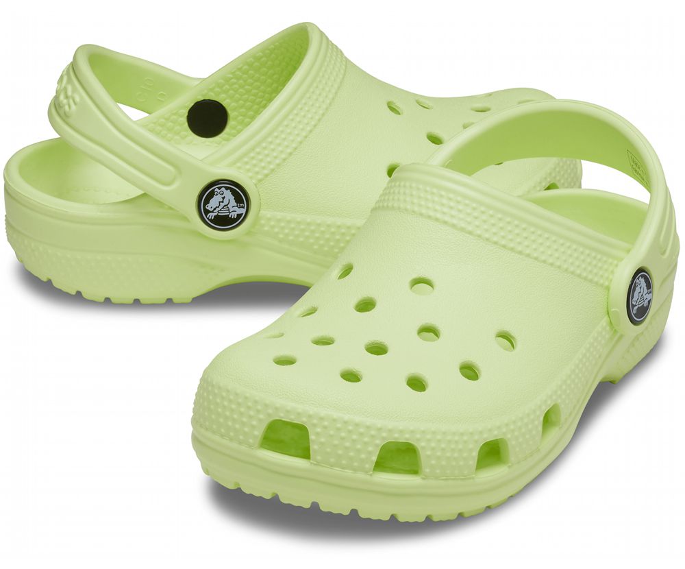 Crocs Classic Træsko Drenge Grøn | 986-ZIFHWV