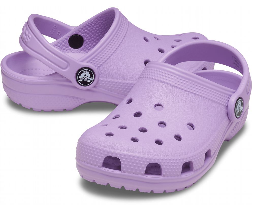 Crocs Classic Træsko Drenge Lilla | 096-IQRYDP