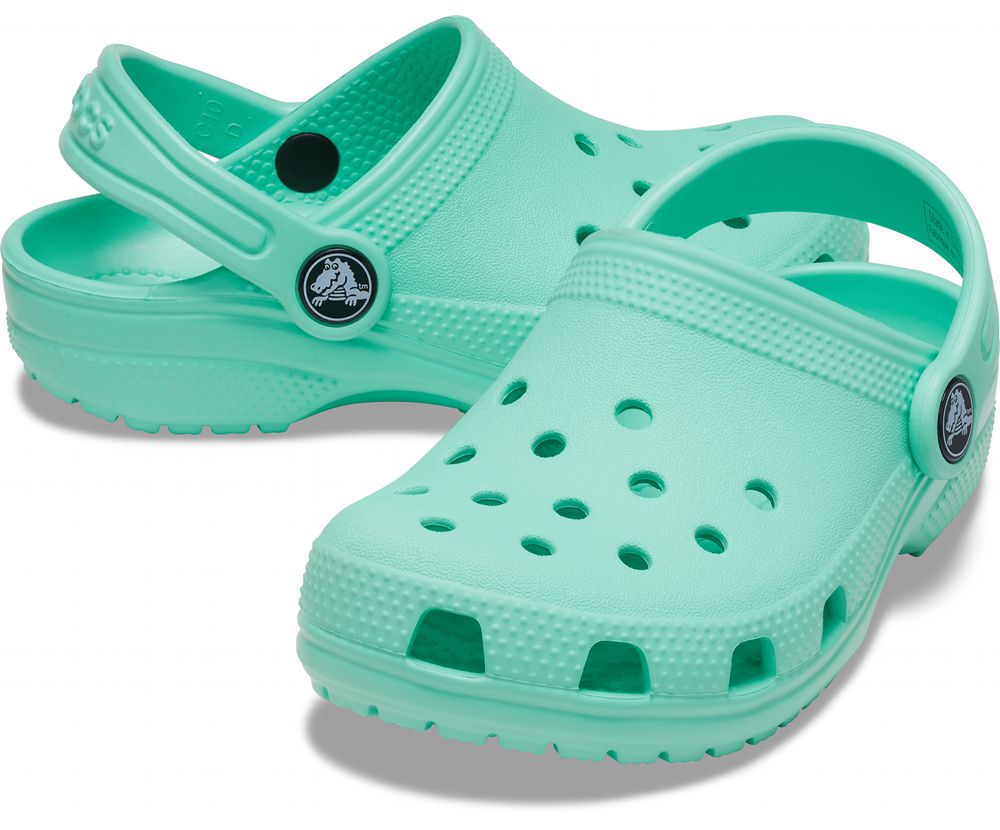 Crocs Classic Træsko Drenge Turkis | 304-HIGFVB