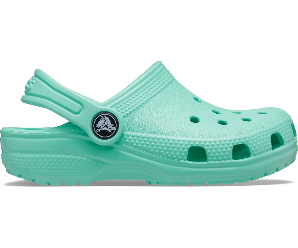 Crocs Classic Træsko Drenge Turkis | 304-HIGFVB