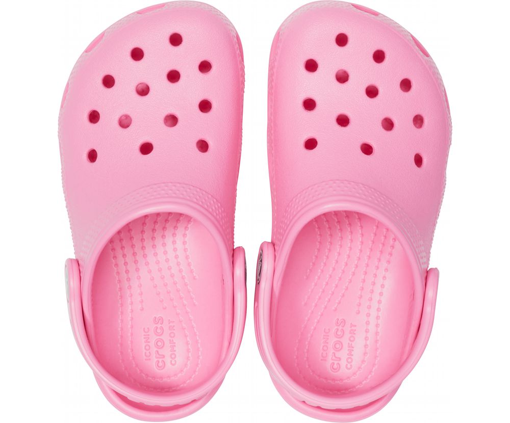 Crocs Classic Træsko Pige Lyserød | 946-CHXISD