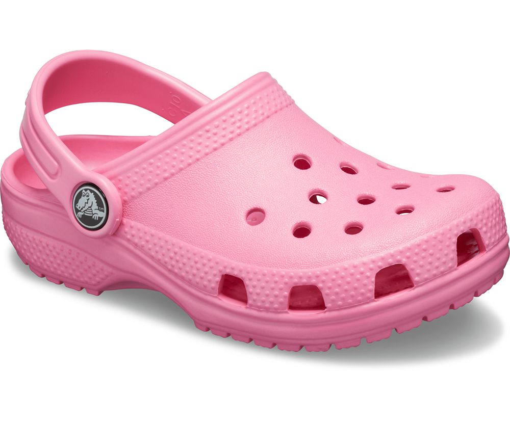 Crocs Classic Træsko Pige Lyserød | 946-CHXISD