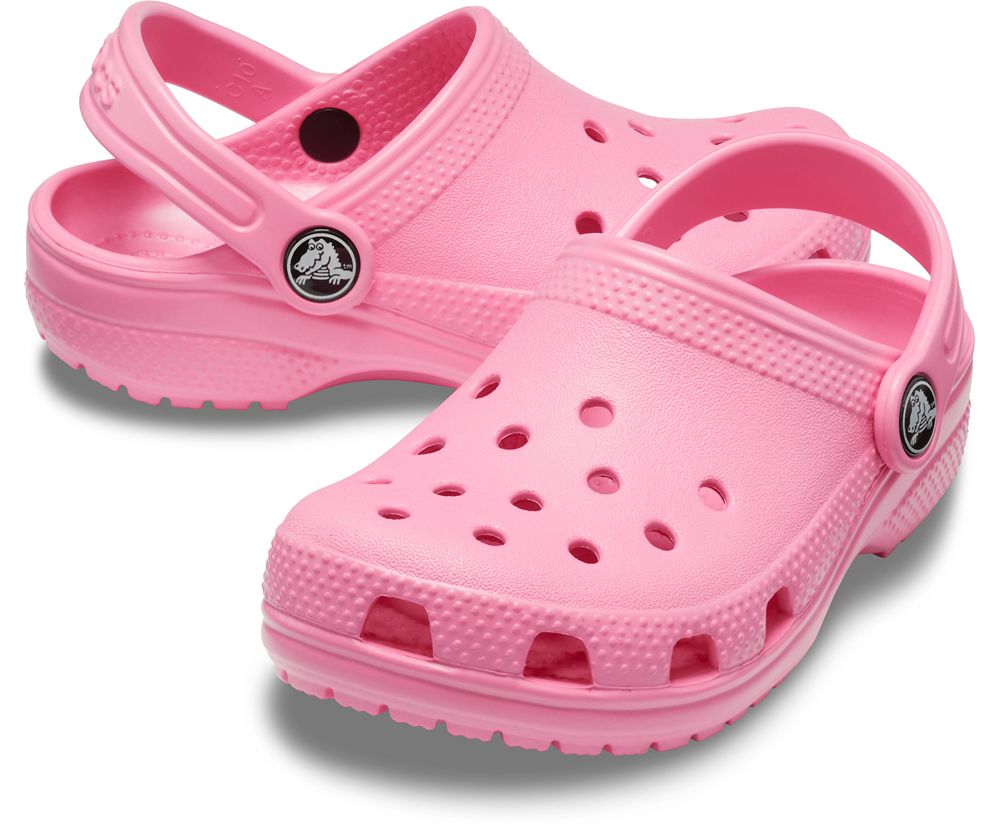 Crocs Classic Træsko Pige Lyserød | 946-CHXISD