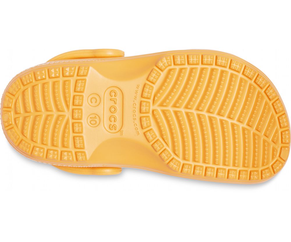 Crocs Classic Træsko Pige Orange | 169-LQCAVP