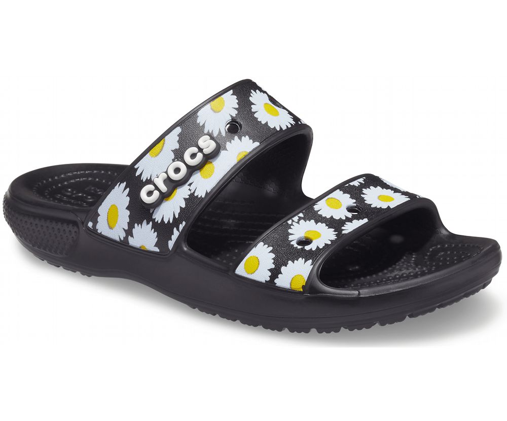 Crocs Classic Vacay Vibes Sandaler Dame Sort | 361-WHMGNV