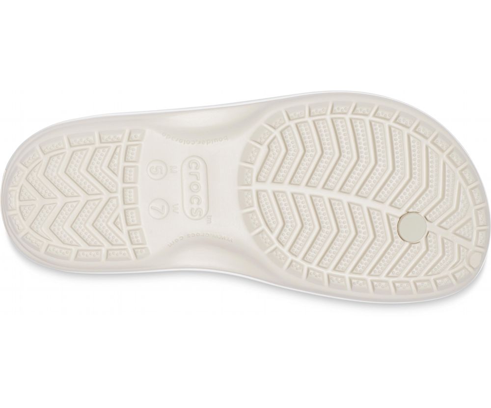 Crocs Crocband™ Flip Sandaler Dame Beige | 819-FZAQBX