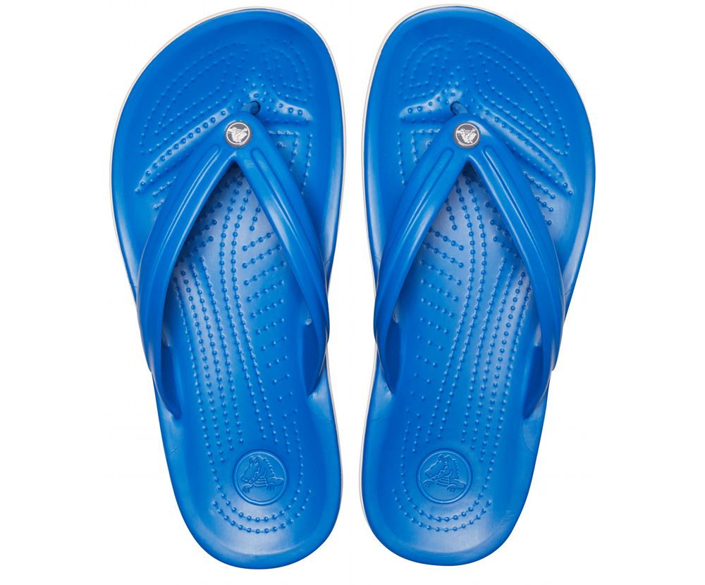 Crocs Crocband™ Flip Sandaler Dame Blå | 671-QGXTNU