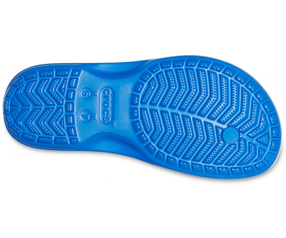 Crocs Crocband™ Flip Sandaler Dame Blå | 671-QGXTNU