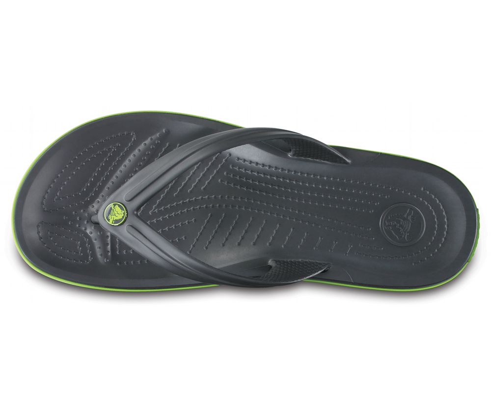 Crocs Crocband™ Flip Sandaler Dame Grå | 640-EDJAWN