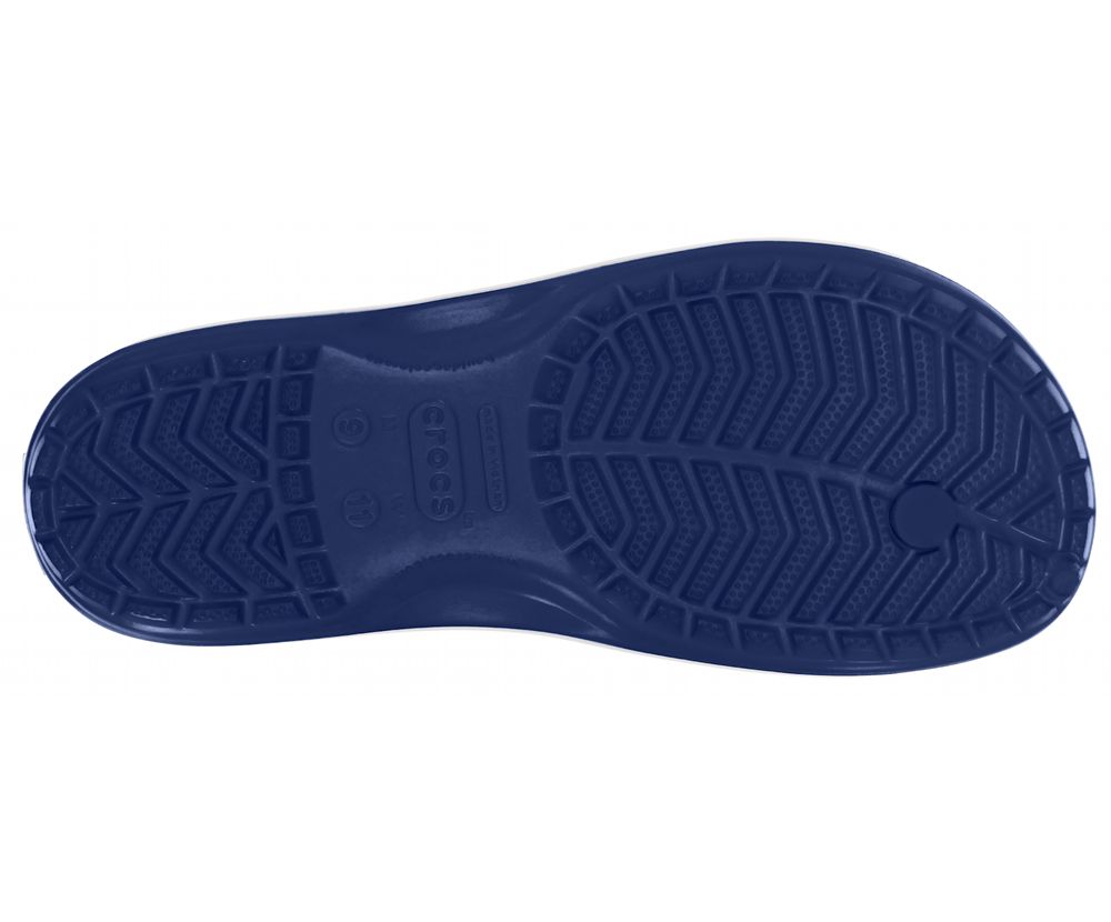 Crocs Crocband™ Flip Sandaler Dame Mørkeblå | 906-KLFGSU