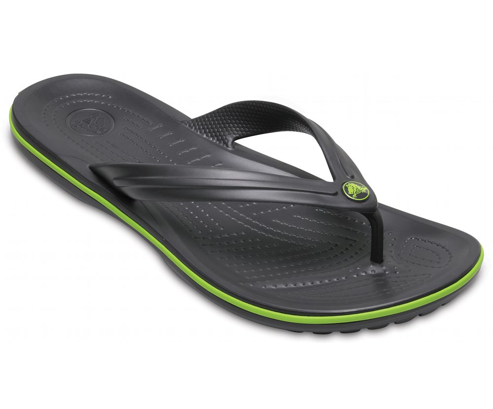 Crocs Crocband™ Flip Sandaler Herre Grå | 256-NIVWYQ