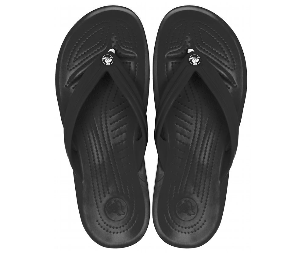 Crocs Crocband™ Flip Sandaler Herre Sort | 610-VCJNIW