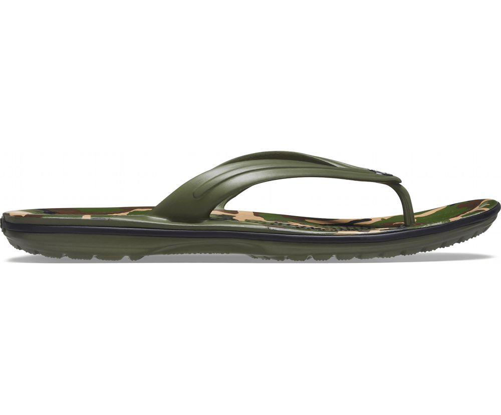 Crocs Crocband™ Printed Klipklapper Dame Camouflage | 492-UBTHZE