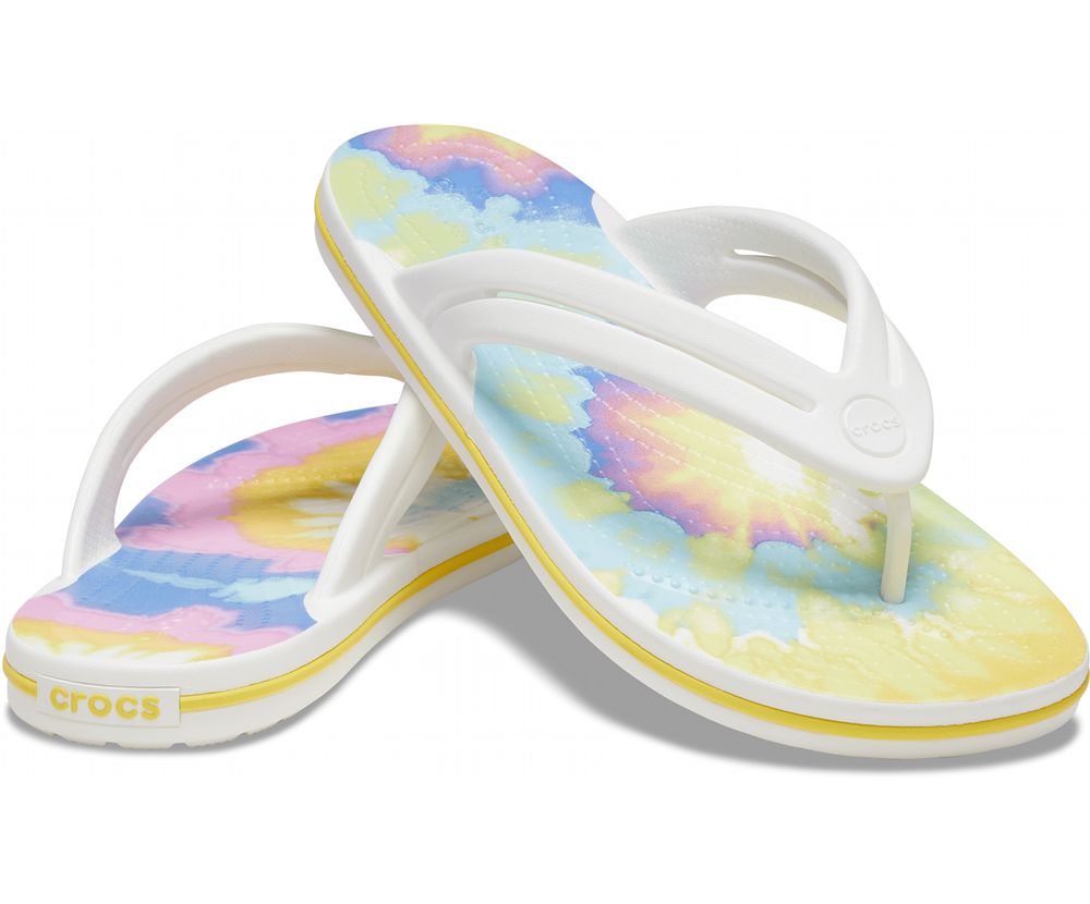 Crocs Crocband™ Tie-Dye Klipklapper Dame Flerfarvede | 263-TKVGLO