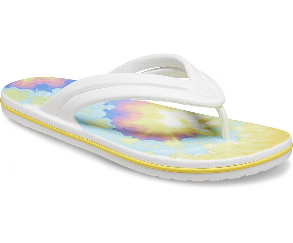 Crocs Crocband™ Tie-Dye Klipklapper Dame Flerfarvede | 263-TKVGLO