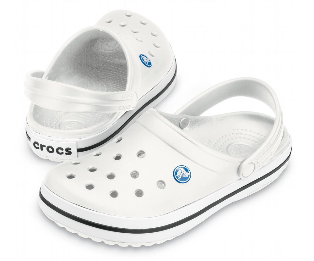 Crocs Crocband™ Træsko Dame Hvide | 529-HXSZPV