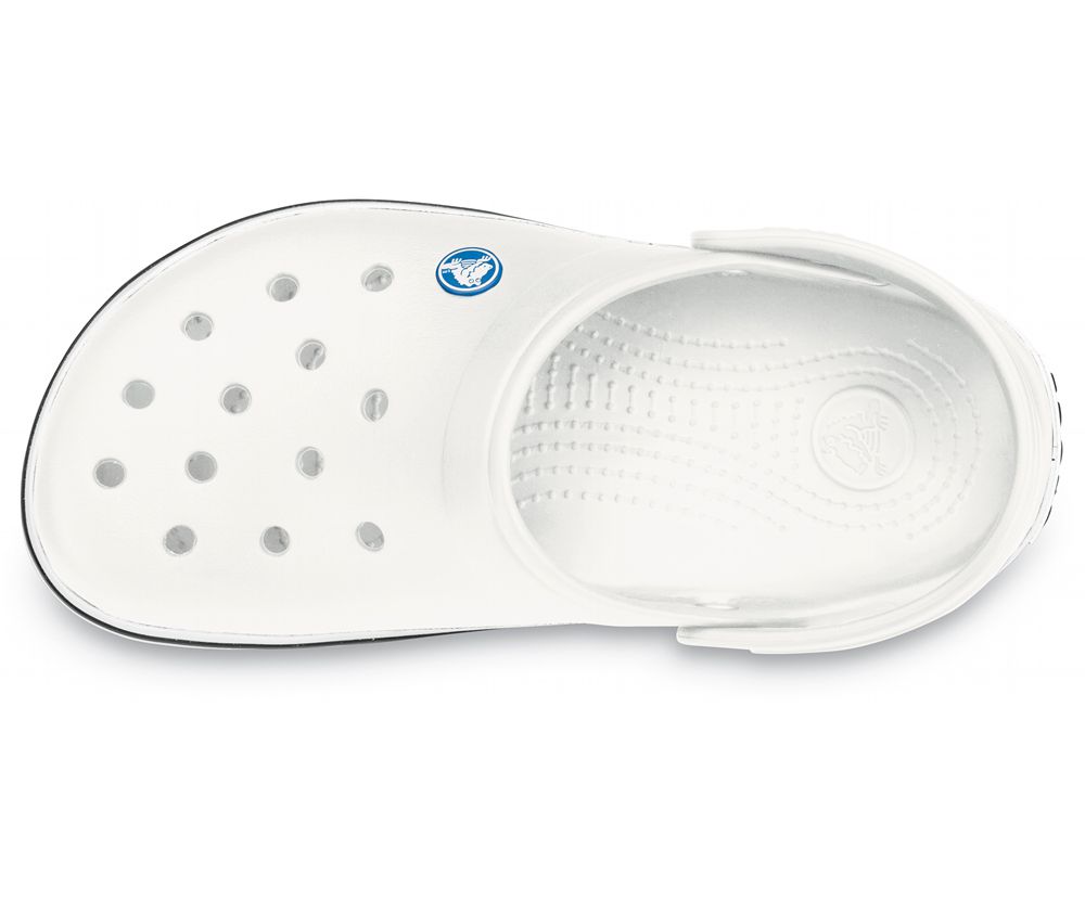 Crocs Crocband™ Træsko Dame Hvide | 529-HXSZPV