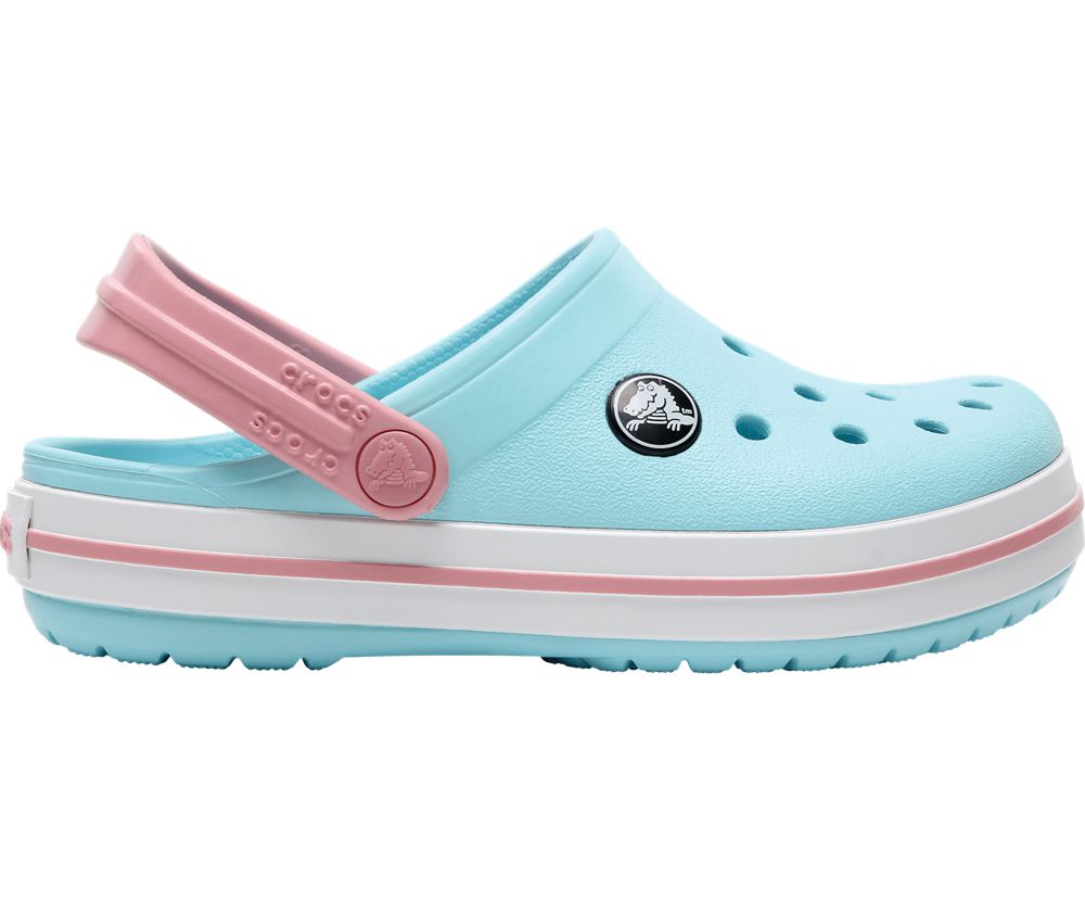 Crocs Crocband™ Træsko Pige Turkis | 471-FBEKLM