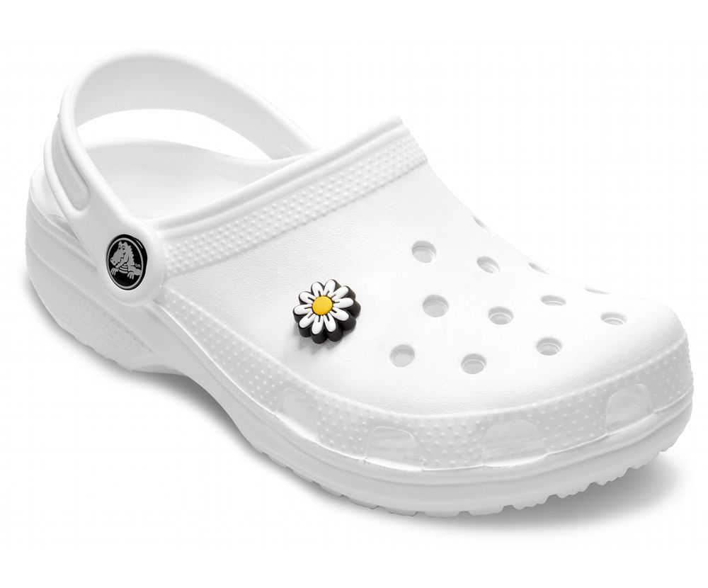 Crocs Daisy Jibbitz Dame Hvide | 136-UMAKXN