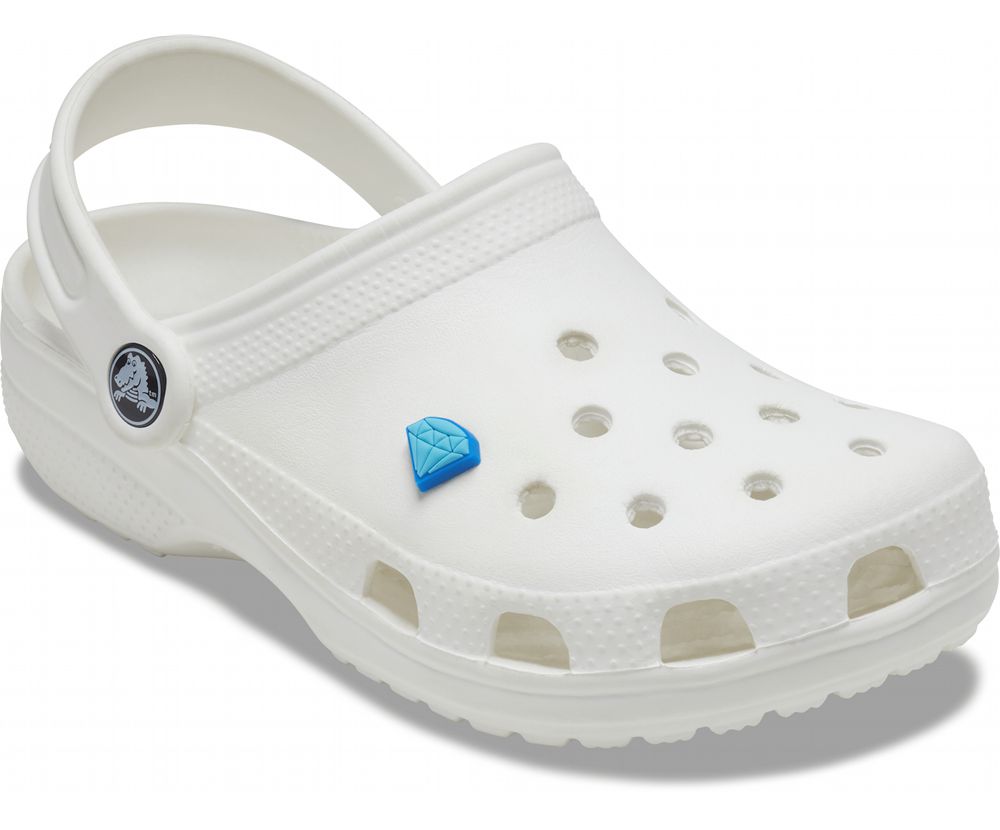 Crocs Diamond Jibbitz Dame Blå | 620-FLRKTX