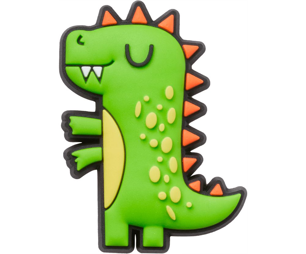 Crocs Dino Jibbitz Dame Grøn | 016-BWYFUX