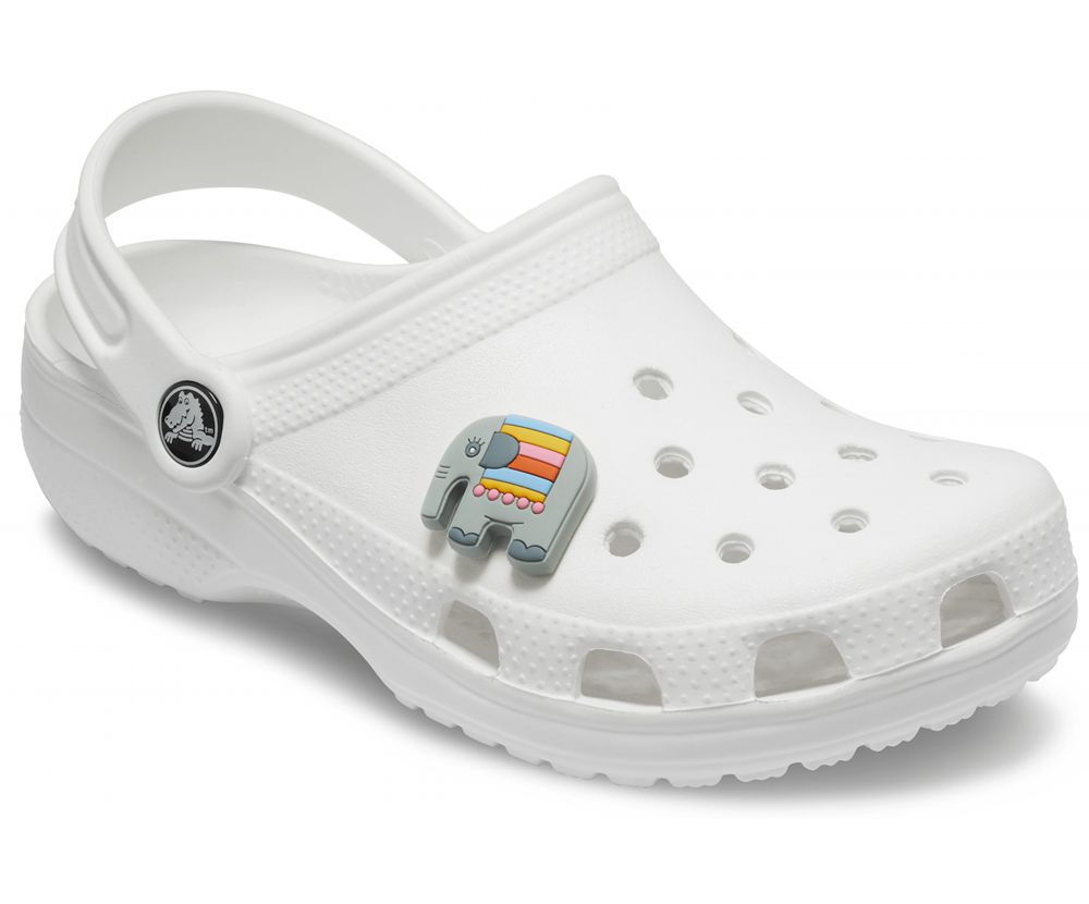 Crocs Elephant Jibbitz Dame Grå | 283-FHZNKC