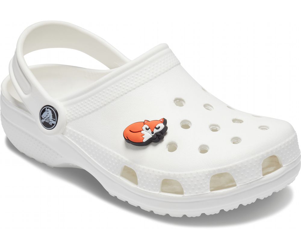 Crocs Fox Jibbitz Dame Orange | 308-FXLCMG