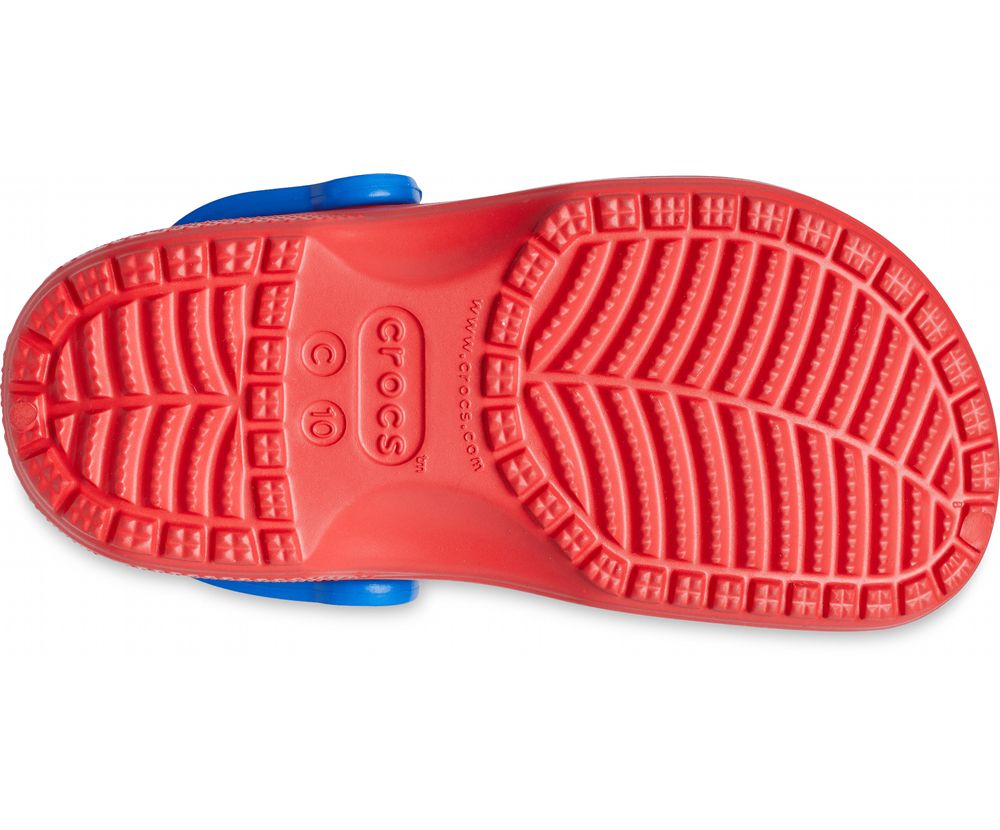 Crocs Fun Lab Classic I Am Spiderman Træsko Pige Rød | 684-IUGHWL