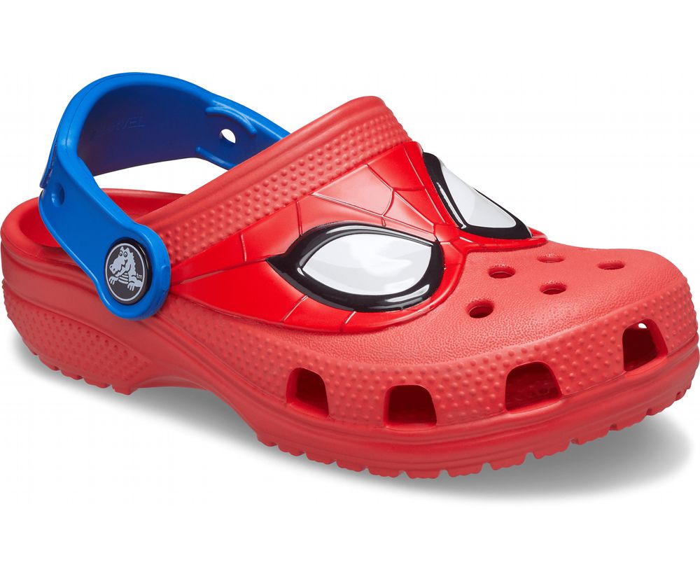 Crocs Fun Lab Classic I Am Spiderman Træsko Pige Rød | 684-IUGHWL