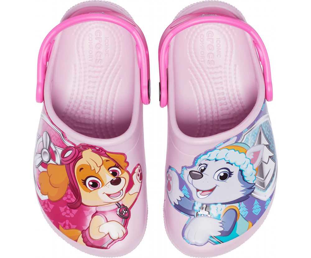 Crocs Fun Lab Paw Patrol™ Patch Træsko Drenge Lyserød | 192-IQBZCL