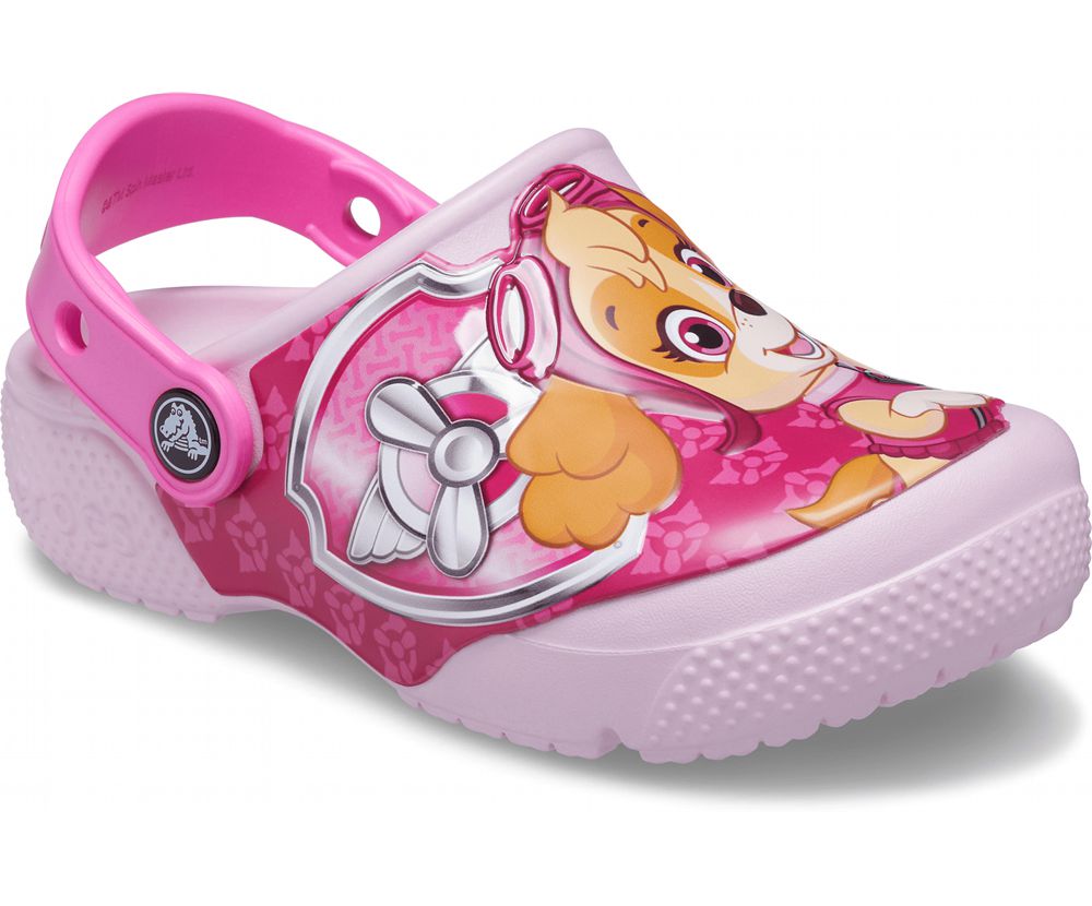 Crocs Fun Lab Paw Patrol™ Patch Træsko Drenge Lyserød | 192-IQBZCL