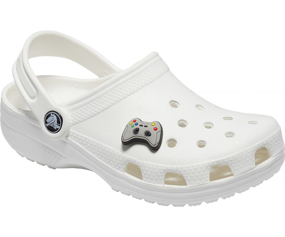 Crocs Game Controller Peg Jibbitz Dame Grå | 192-SRDJZC