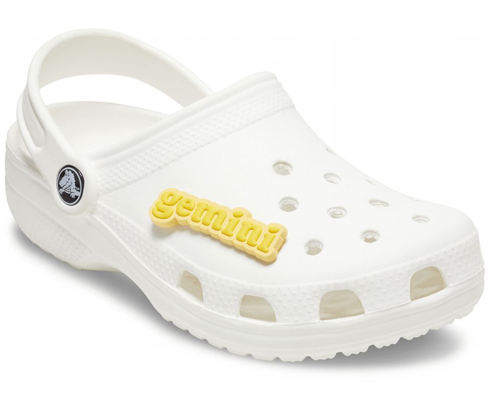 Crocs Gemini Jibbitz Dame Gul | 260-HEBKSW