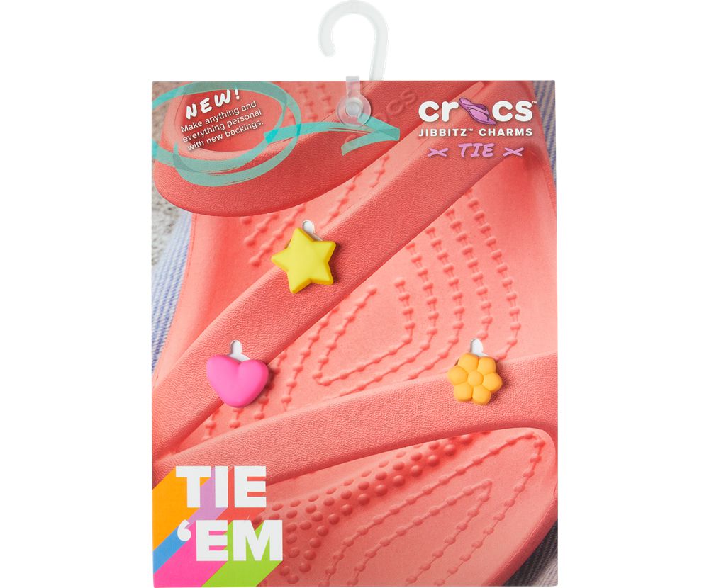 Crocs Girl Tie 3 Pack Jibbitz Dame Flerfarvede | 053-LBKIJG