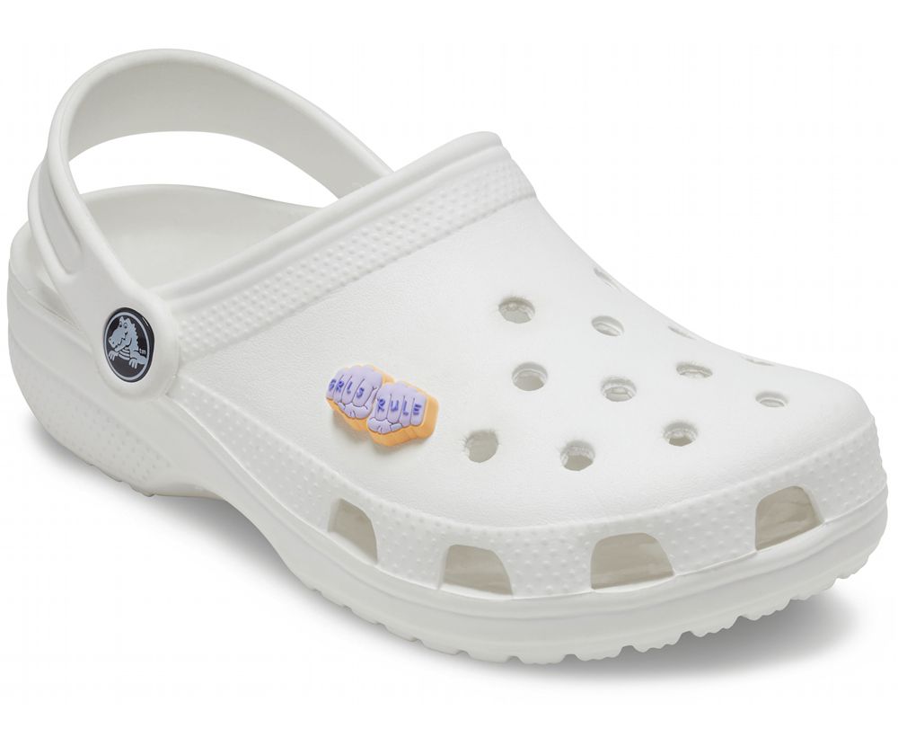 Crocs Girls Rule Jibbitz Dame Lilla | 341-AEYIKF