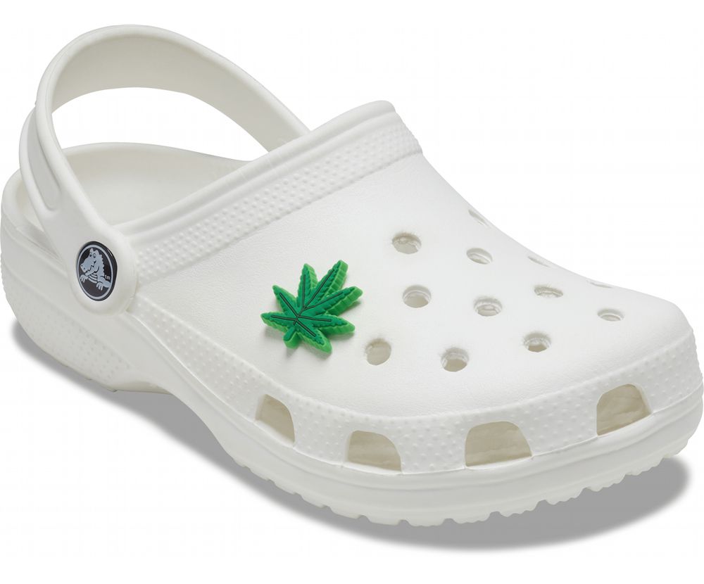 Crocs Hemp Leaf Jibbitz Dame Grøn | 209-VDANSG