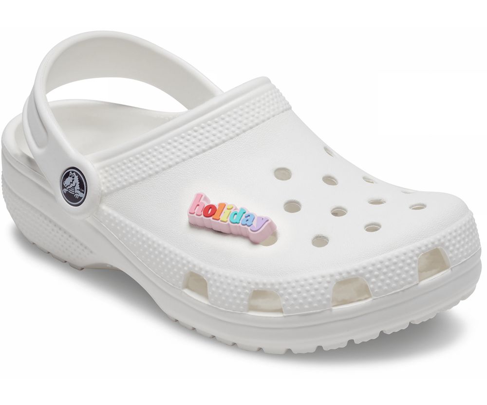 Crocs Holiday Jibbitz Dame Lyserød | 153-ZSBJKC