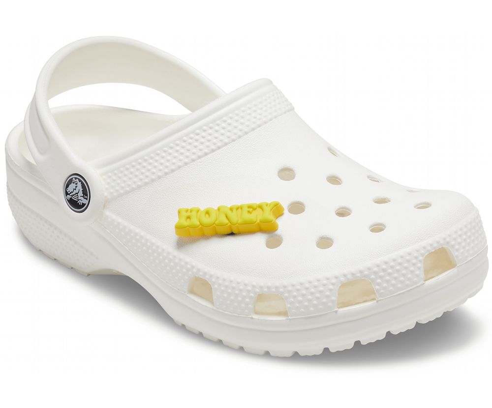 Crocs Honey Jibbitz Dame Gul | 756-MZGRHW