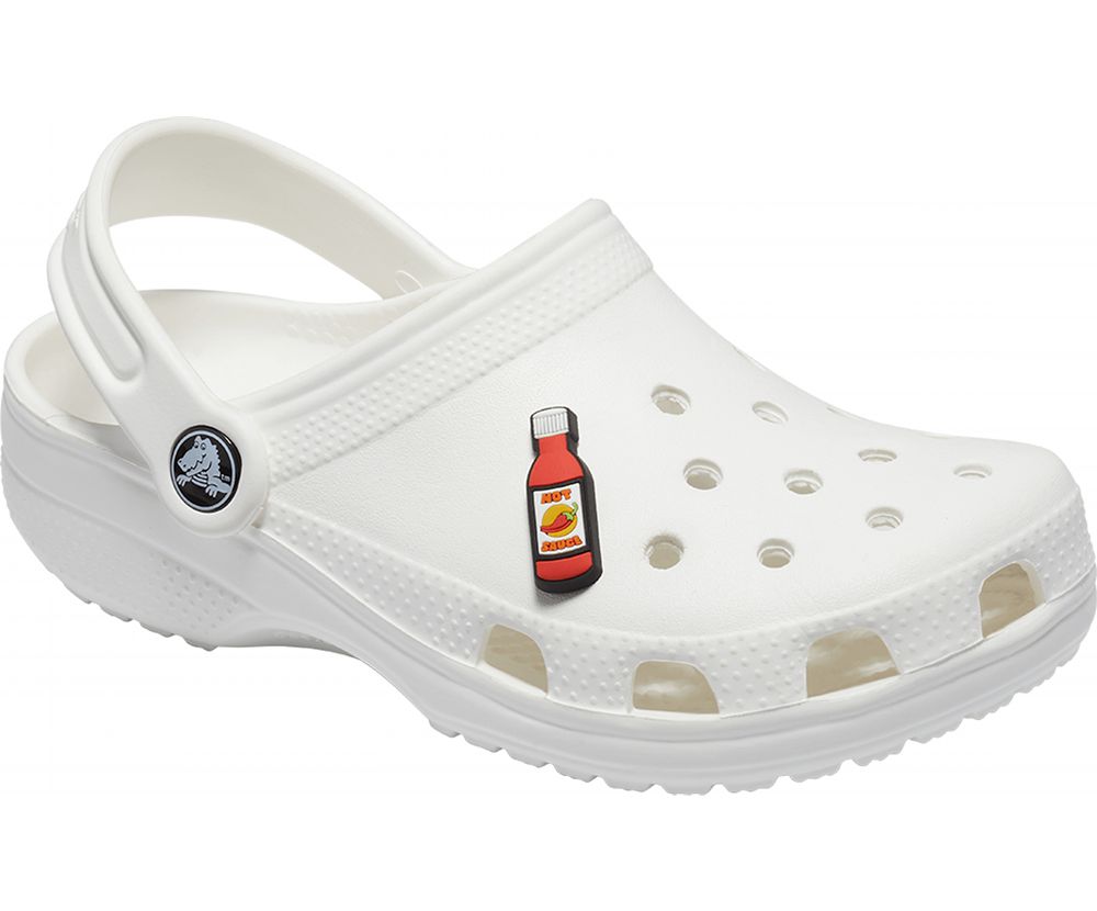 Crocs Hot Sauce Jibbitz Dame Rød | 675-BJZUOX