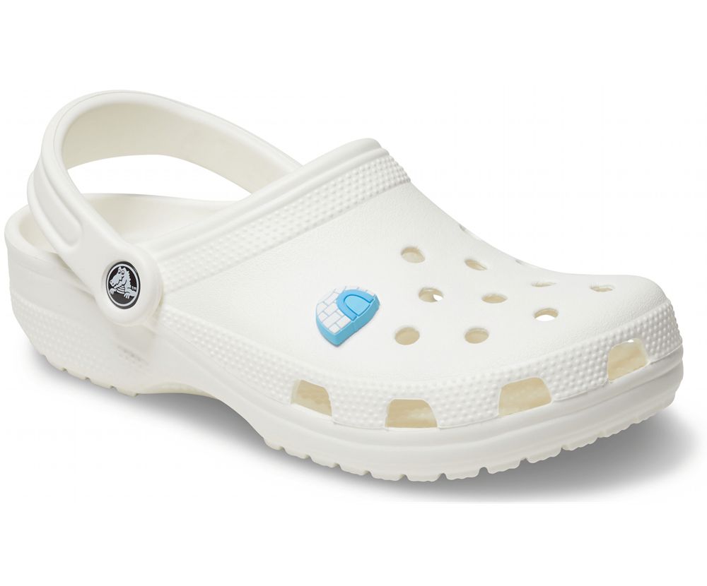 Crocs Igloo Jibbitz Dame Blå | 214-AGOWUE