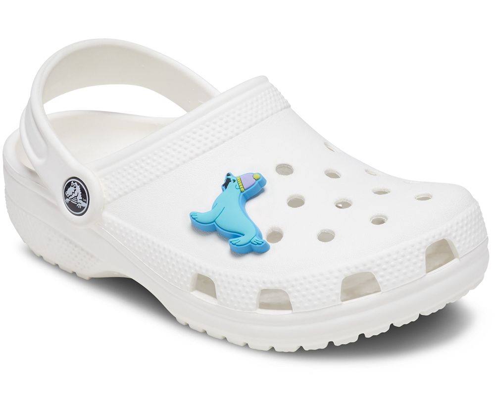 Crocs Joy Seal Jibbitz Dame Blå | 703-ZQXHGN