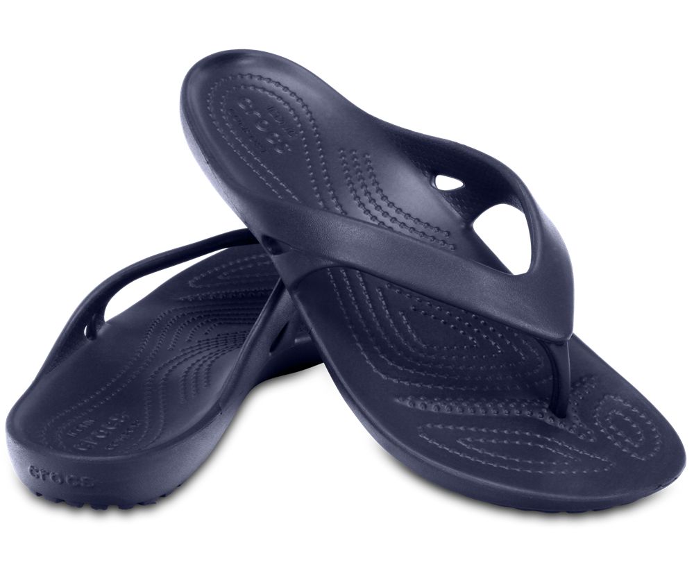 Crocs Kadee Ii Flip Sandaler Dame Mørkeblå | 294-XEFUIG