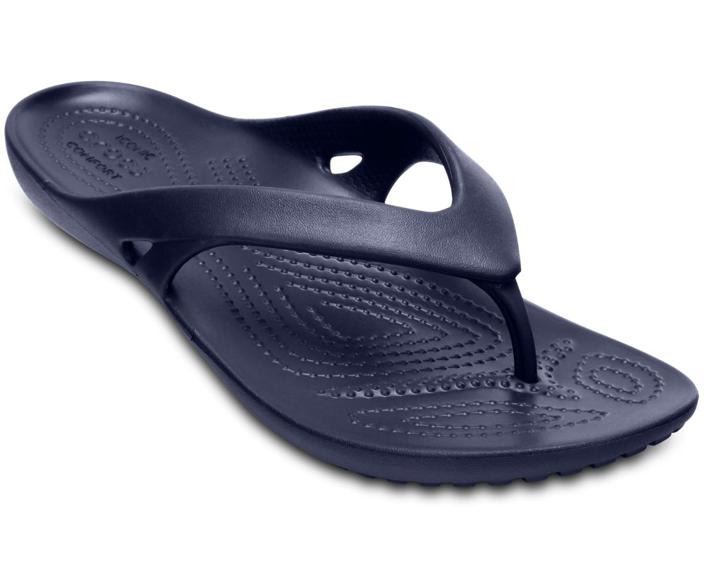 Crocs Kadee Ii Flip Sandaler Dame Mørkeblå | 294-XEFUIG