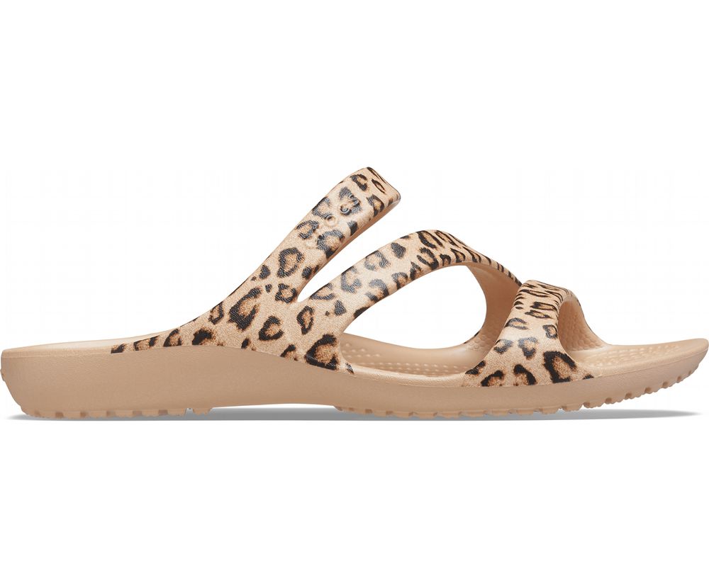 Crocs Kadee Ii Graphic Sandaler Dame Leopard | 563-GEBSUW