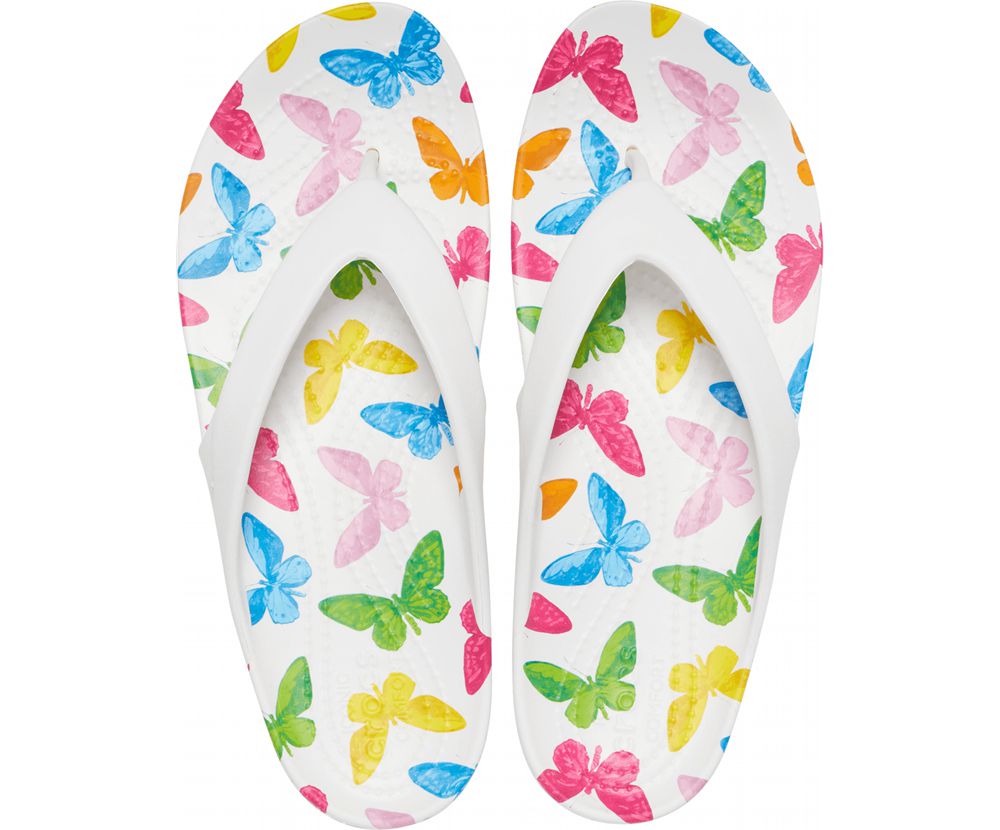 Crocs Kadee Ii Printed Flip Sandaler Dame Flerfarvede | 295-BDANFK