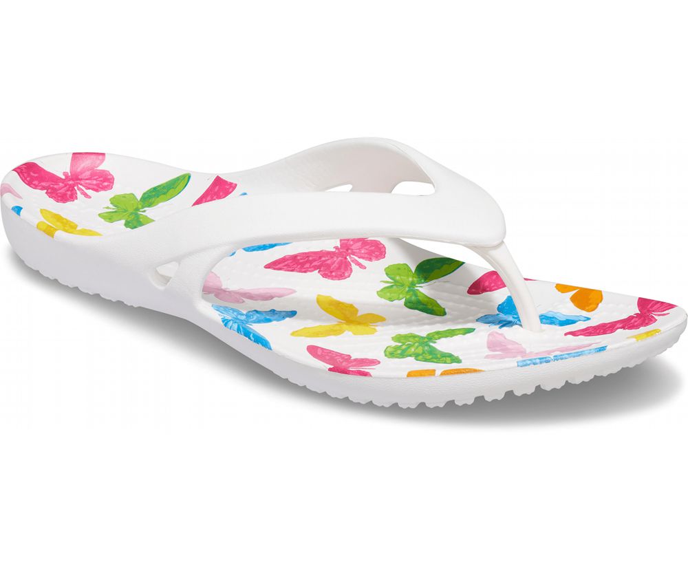 Crocs Kadee Ii Printed Flip Sandaler Dame Flerfarvede | 295-BDANFK