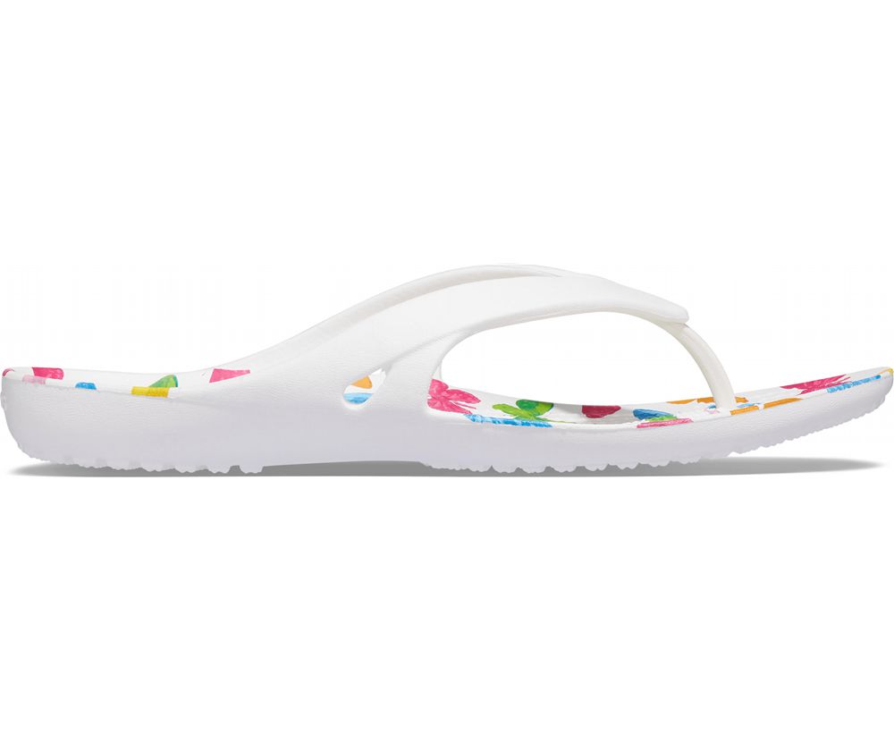 Crocs Kadee Ii Printed Flip Sandaler Dame Flerfarvede | 295-BDANFK