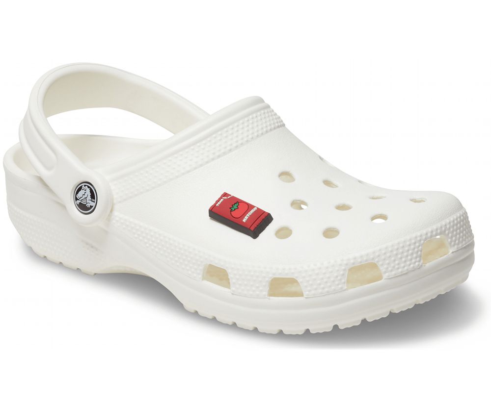 Crocs Ketchup Packet Jibbitz Dame Rød | 126-YMPRCV