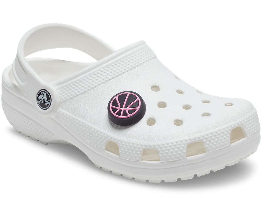 Crocs Led Basketball Jibbitz Dame Lyserød | 941-LDXCBA